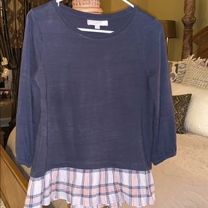 A Loft long sleeve tunic top
